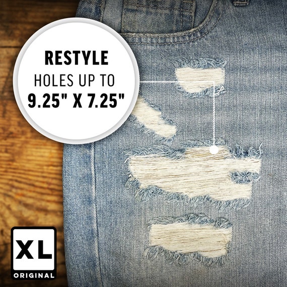Kit di riparazione per jeans e toppe originali extra large 10x8 -   Italia