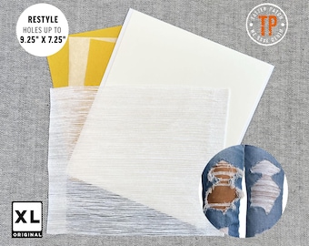 Extra Large Loose Thread Patch Kit - White