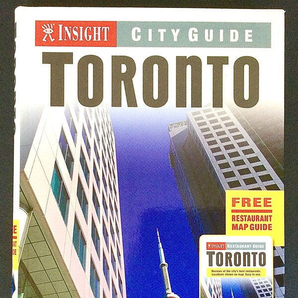 Toronto Insight City Guide, Colorful Illustrated Travel Book, Vintage Book Gift Ideas for Her, Him, Travel Tips to Toronto, Canada with Maps