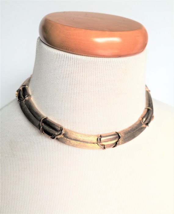 Chunky Necklace, Givenchy Choker, Signed Designer… - image 3