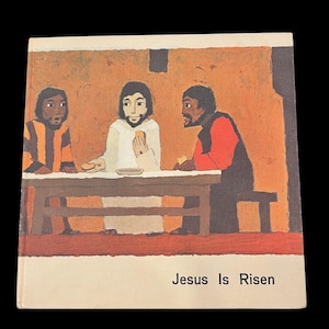 Jesus Is Risen Hardcover Book Illustrations by Kees de Kort 1969