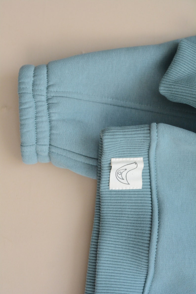 Handmade Winter Autumn Baby Boys Girls Unisex Fleece set Long Sleeve 2Pcs Set Outfit image 5