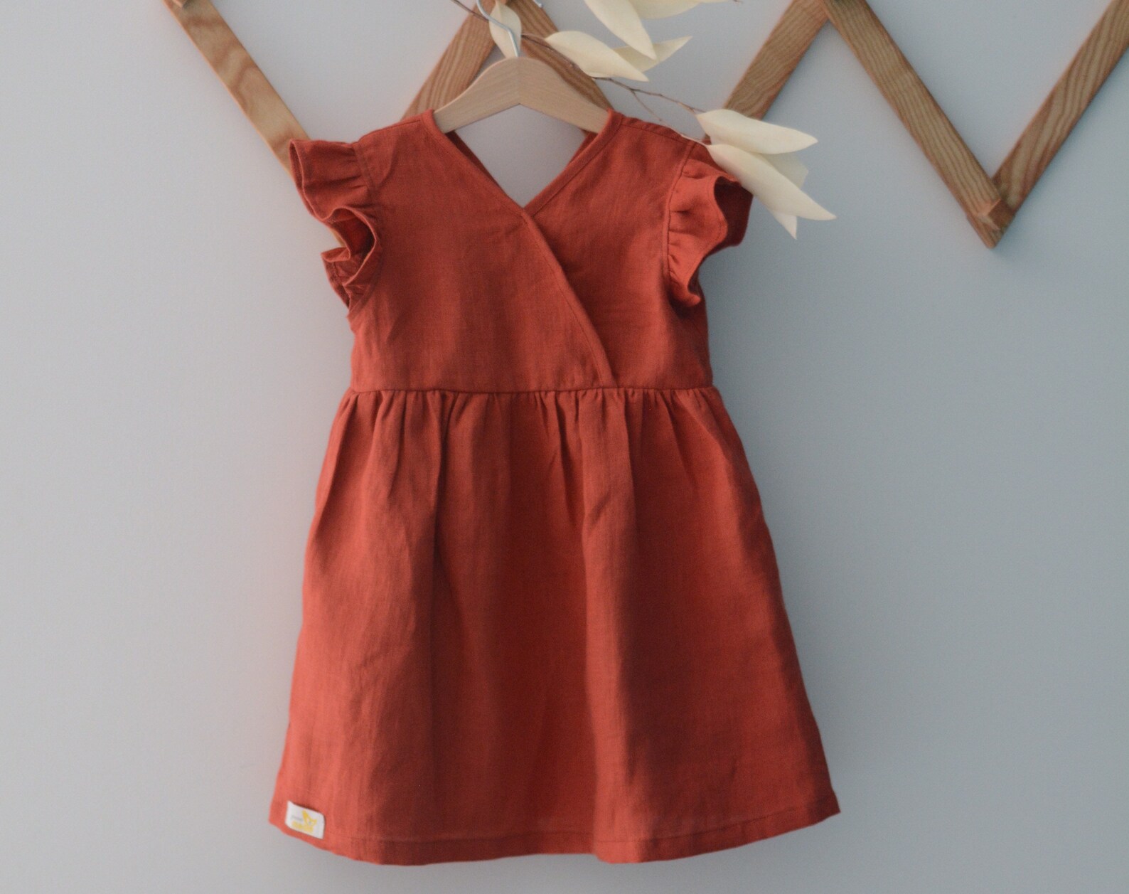 Baby Girl Linen Dress Baby Girl Linen Outfit Girl Clothing Etsy