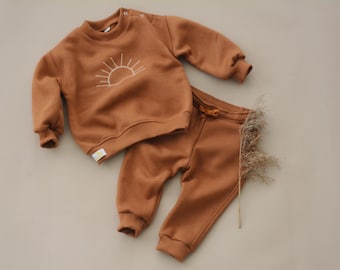 Baby boy clothing set, warm baby clothing set, baby shower gift, baby neutral clothes, cotton clothes, baby sweatshirt, kids pants