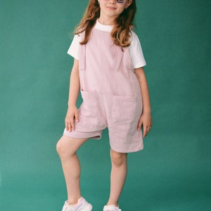 Baby neutrale romper, dubbele gaas outfit, neutrale jumpsuit, babyjongen romper, katoenen babymeisje kleding, baby shower cadeau, zomerkleding
