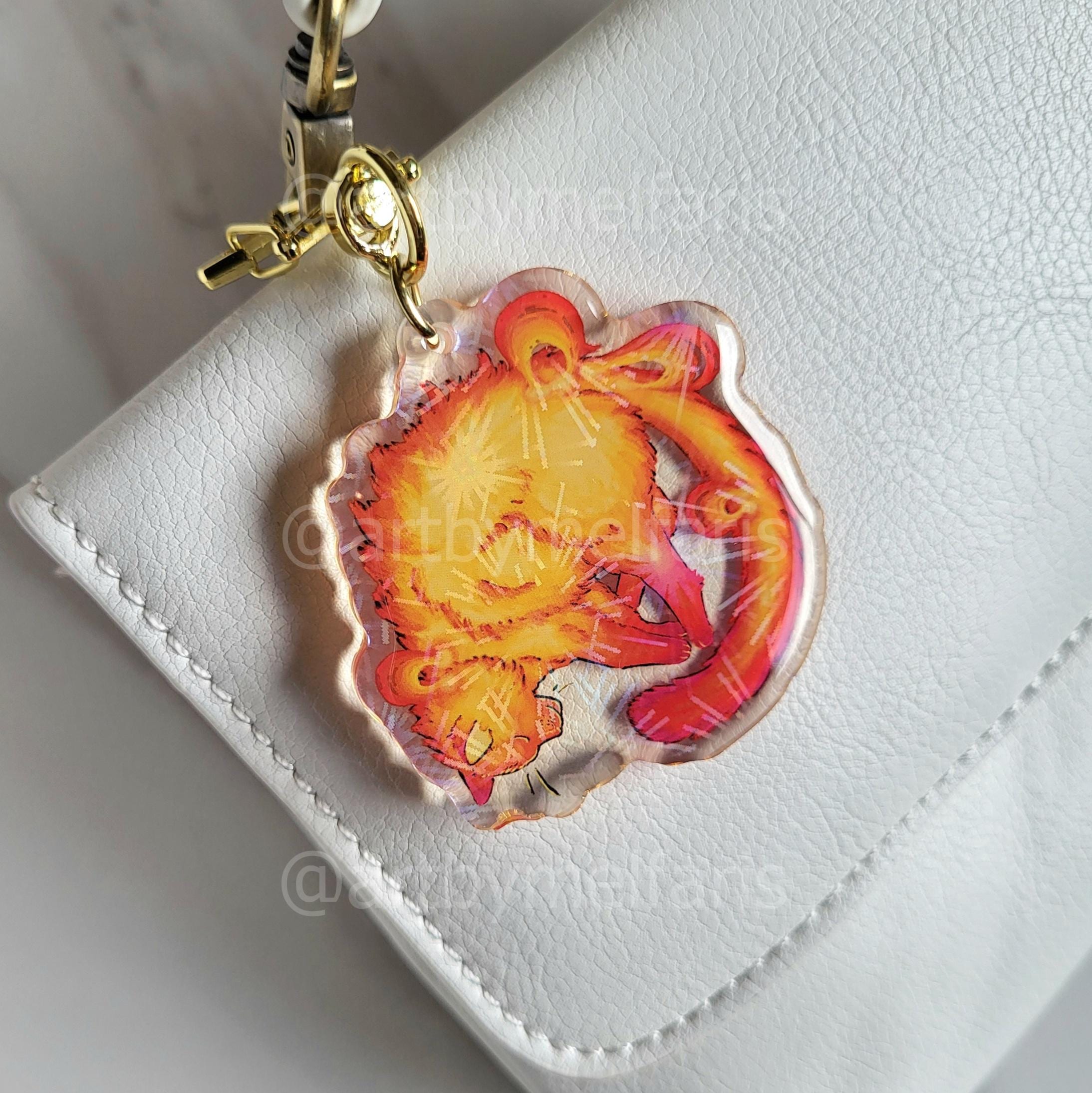 Nyan Cat Acrylic Charm Keychains & Lanyards - Etsy