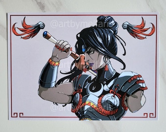 Goddess Nemesis, 5x7 Art Print, Hades 2