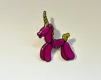 Globo Animal Unicornio pin