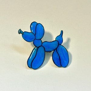 Balloon Animal Dog pin or magnet