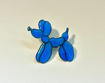 Pin's ou aimant ballon animal chien