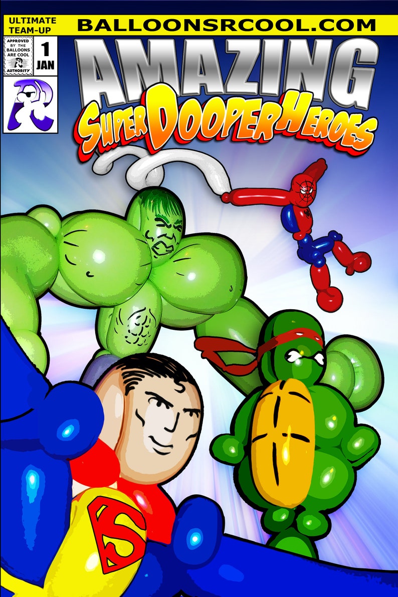 Amazing Super Dooper Heroes 1 image 1