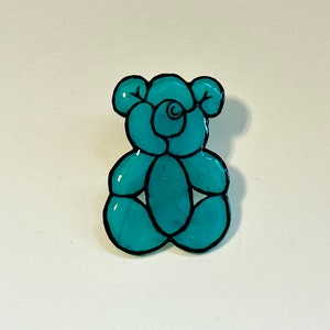Balloon Animal Teddy Bear pin or magnet