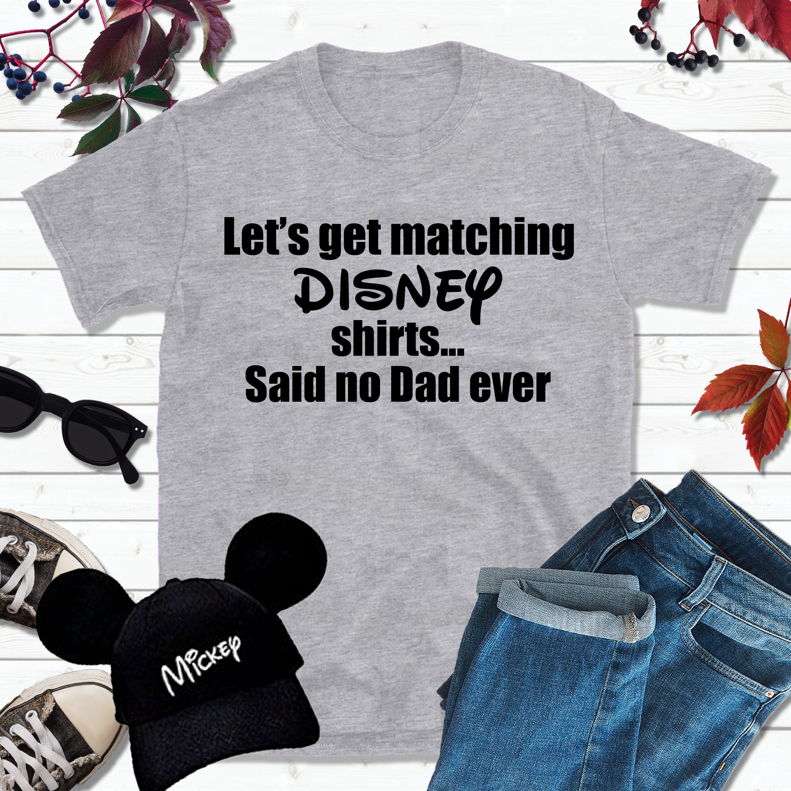 Mens no matching Disney shirt/Let's get matching Disney  Etsy