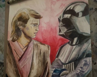 Anakin's Reflection Art Print