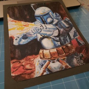 Jango Fett Art Print