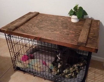 Dog Crate Topper Wood Etsy