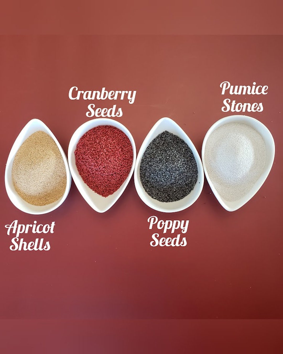 Natural Soap Exfoliants for Soap Making and Body Scrubs. Cranberry