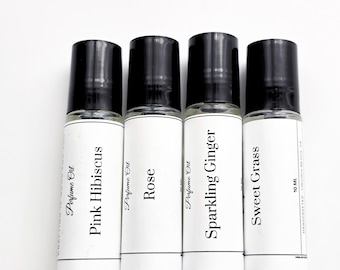 Perfume Oil Roll On: Island Inspired Fragrances, Rose 10ml