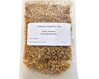 Elder Flowers Dried 1 oz