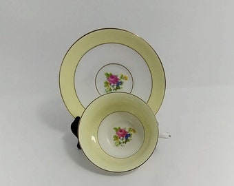 Rosina Bone China Teetasse mit Untertasse