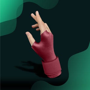 Compression Gloves Tendinitis Gloves Ergonomic Gloves Carpal Tunnel Gloves for Aching Hands and Wrist Pain- Red Wine Gloves