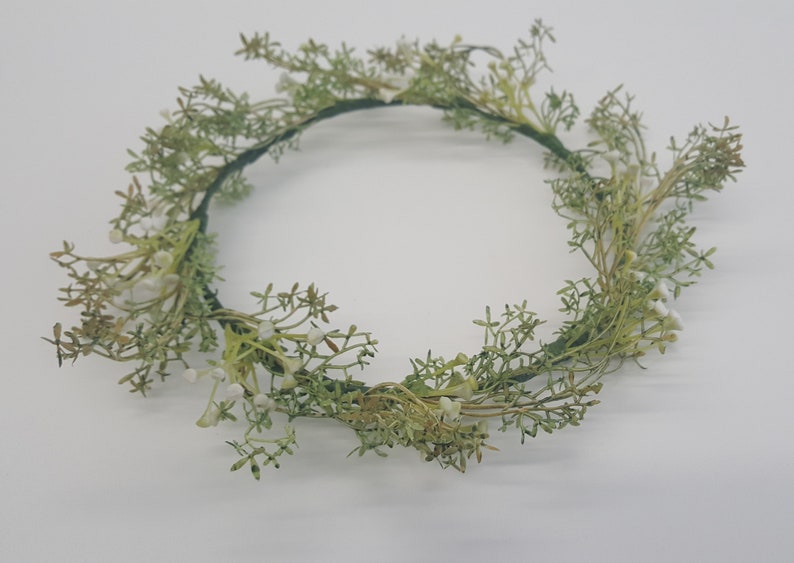 Baby S Breath Flower Crown Bridal Flower Crown Bridesmaid Flower Crown Flower Girl Crown Flower Crown Flower Crown Girl Flower Crown Wedding Accessories Weddings Valresa Com