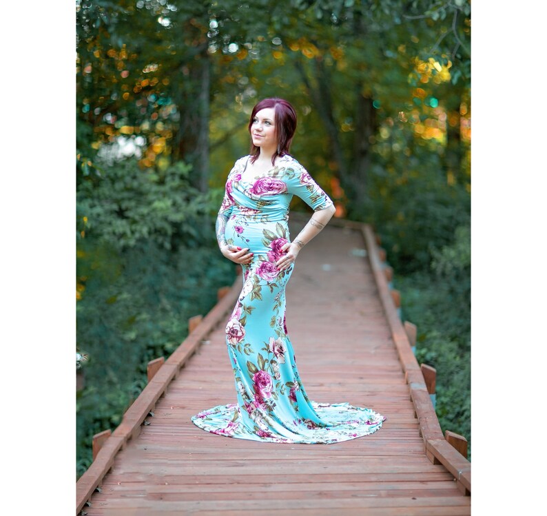Dress For Photo Shoot Baby Shower Long Fl Annabella Gown