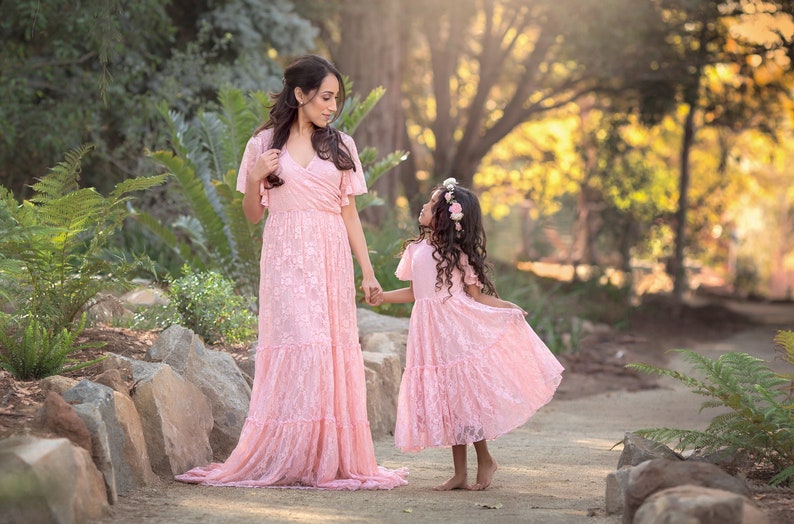 Boho Lace Maternity Dress for Photo Shoot Baby Shower and Etsy