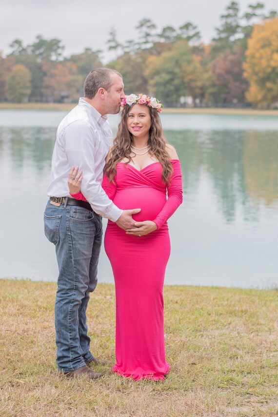 Baby blue long sleeve maternity dress deals