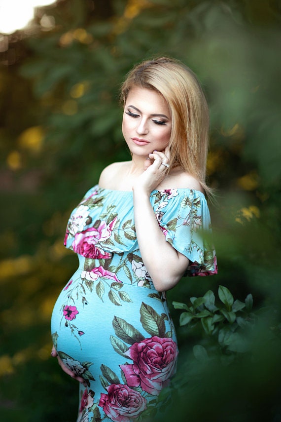 Maternity Dress for Photo Shoot-Baby Shower Dress | Etsy