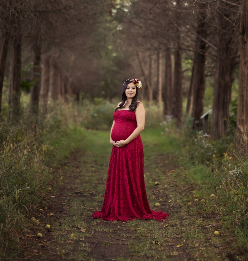 Plus Size Lace Maternity Dress for Baby Shower Photo Shoot or Etsy