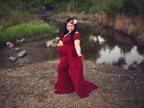 Plus Size Maternity Dress for Baby Showe Shoot - Etsy New Zealand