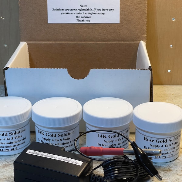 Rose Gold Plating Kit Etsy