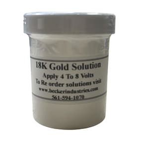 4oz 18K Gold solution, Industrial Grade