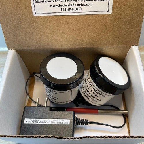 24K Gold Plating Kit Includes 24K Yellow Gold and Rose Gold Etsy