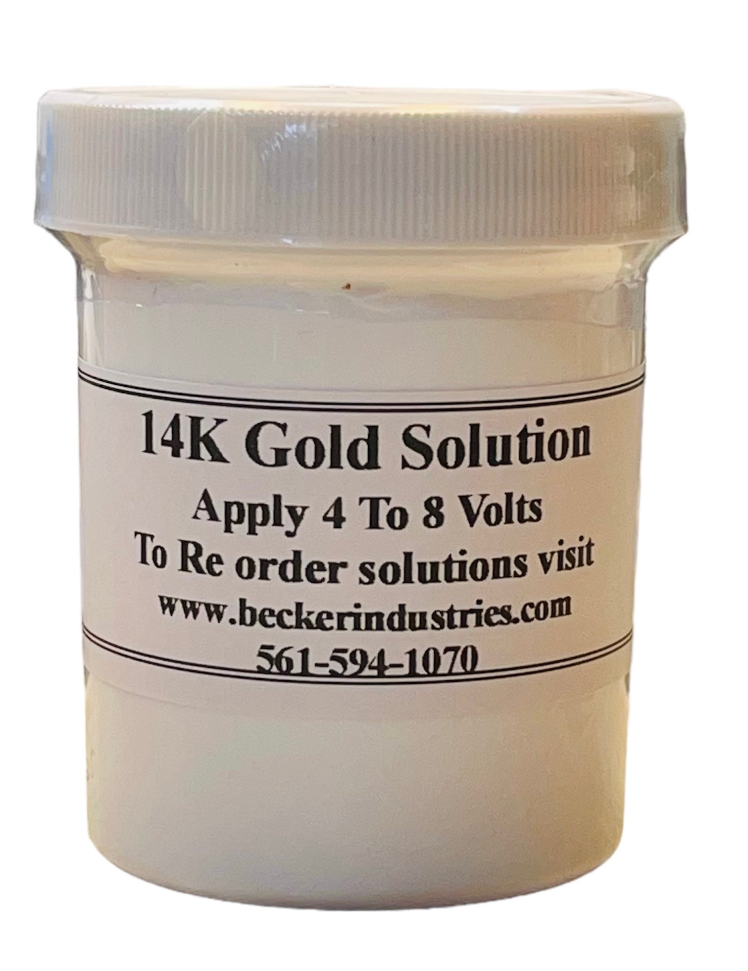 24K Gold solution, Electroplating Solution Industrial Grade, 32oz