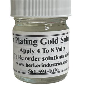 24K Pen Plating Gold Solution, Industrial grade