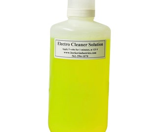 Electrocleaner solution, 32oz, 1 liter, Industrial grade, See Video