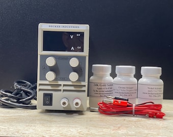 Máquina digital de recubrimiento de oro, cromo, plata y rodio de 24 quilates, kit de galvanoplastia