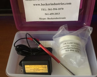 14K Gold Plating Kit: Jewelry Electroplating Machine