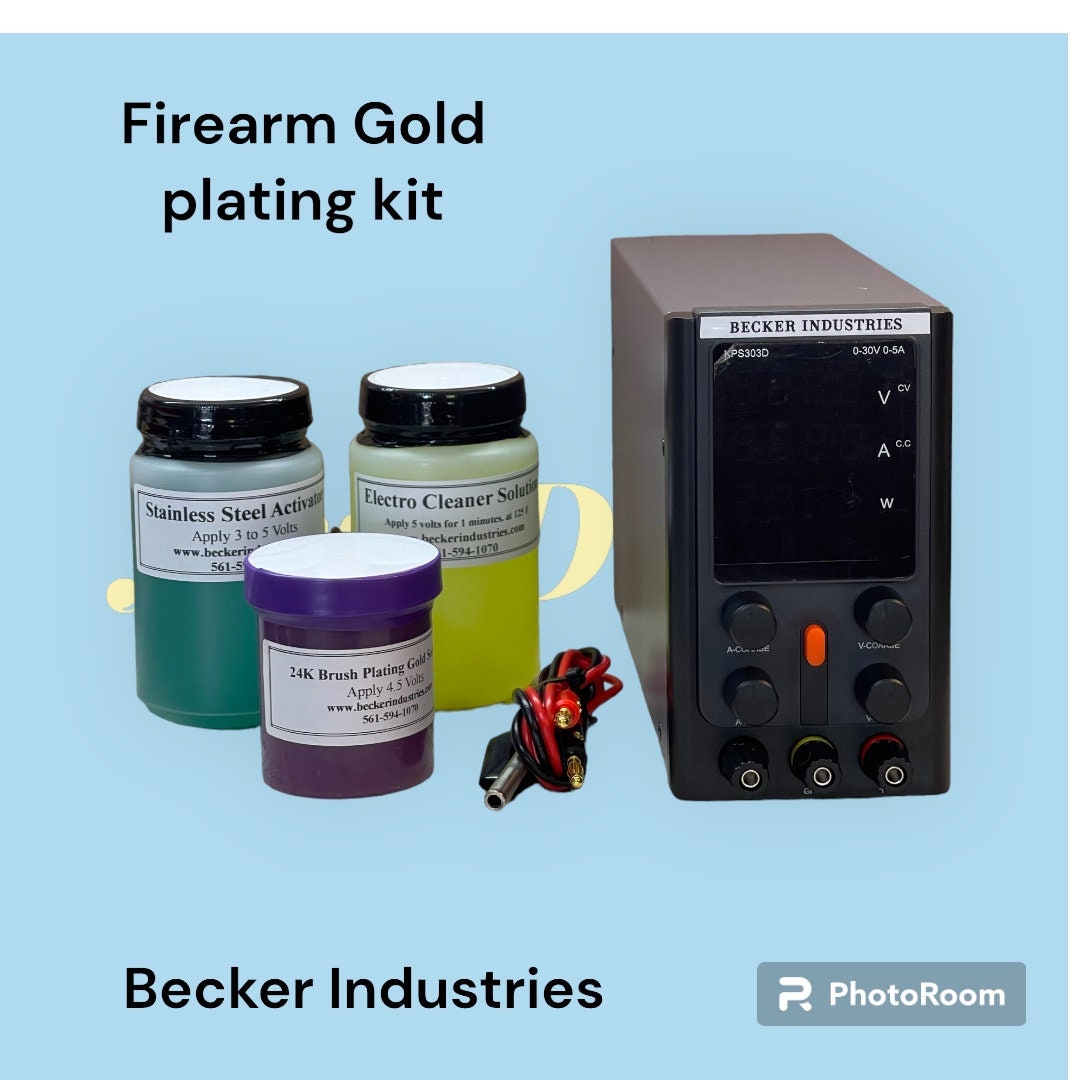 Firearm Gold Plating Kit Gold Plating Machine With 24K Brush Etsy