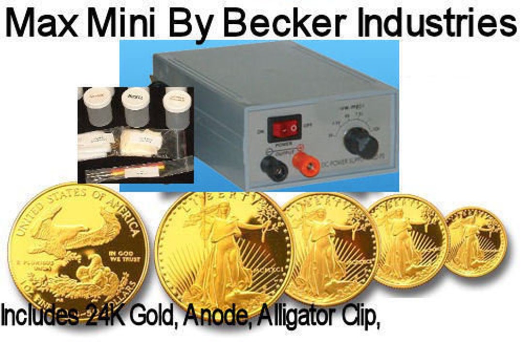 24kt Gold/chrome/silver/rhodium, Gold Plating Kit, Electroplating Kit -   Israel