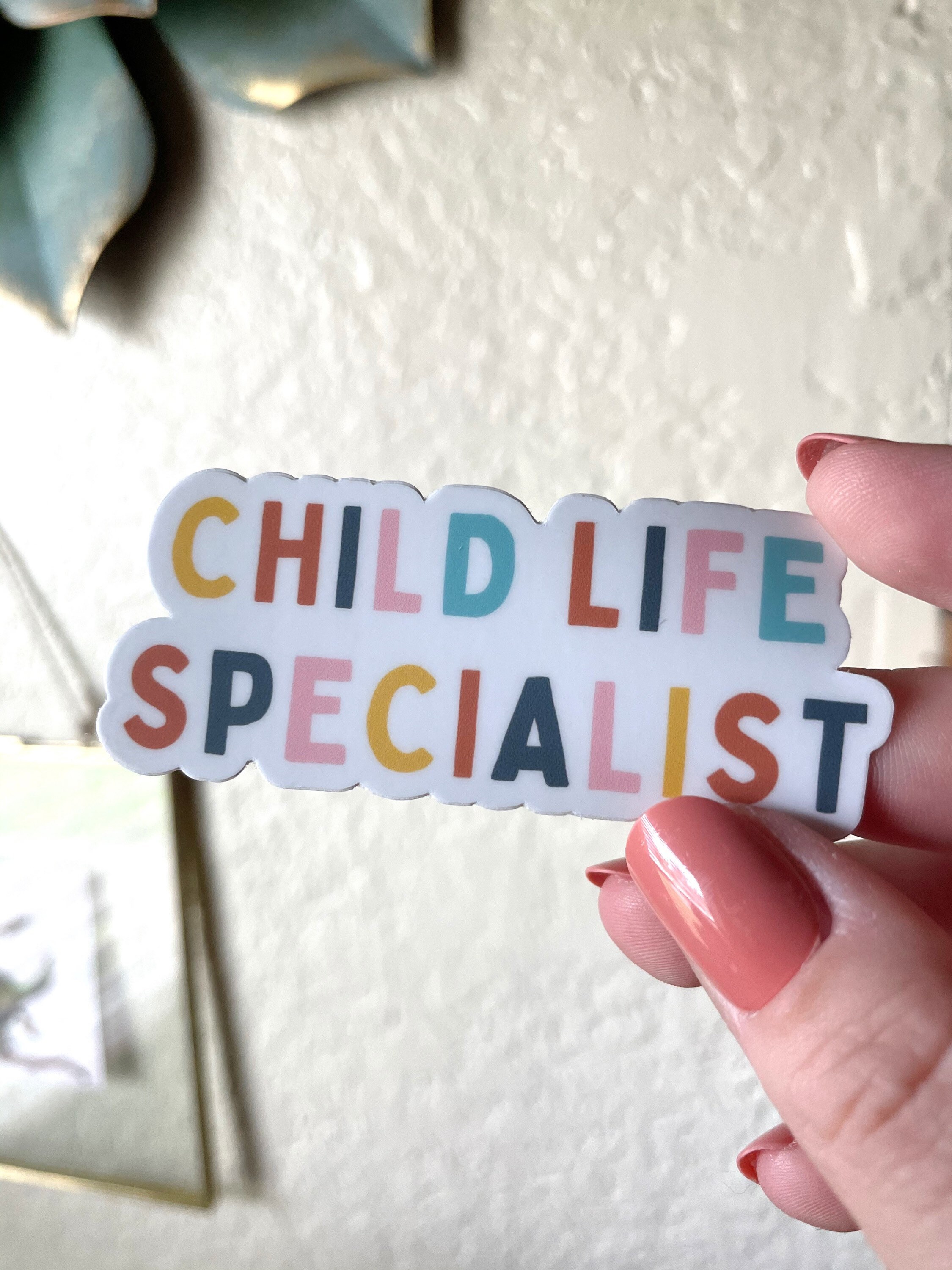 Sticker for Child Life Specialist Certified Child Life Etsy