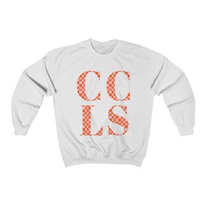 Louis Vuitton, orange monogram crewneck sweatshirt - Unique