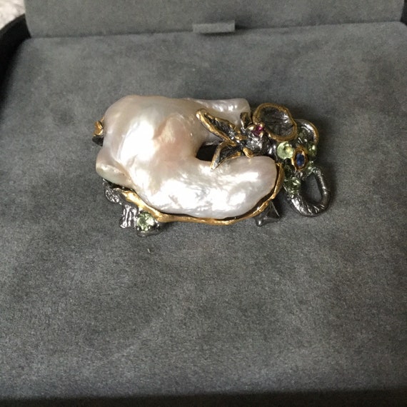 Exceptional ELEPHANT Great Baroque PEARL Vintage … - image 7