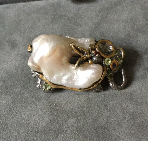 Exceptional ELEPHANT Great Baroque PEARL Vintage … - image 1