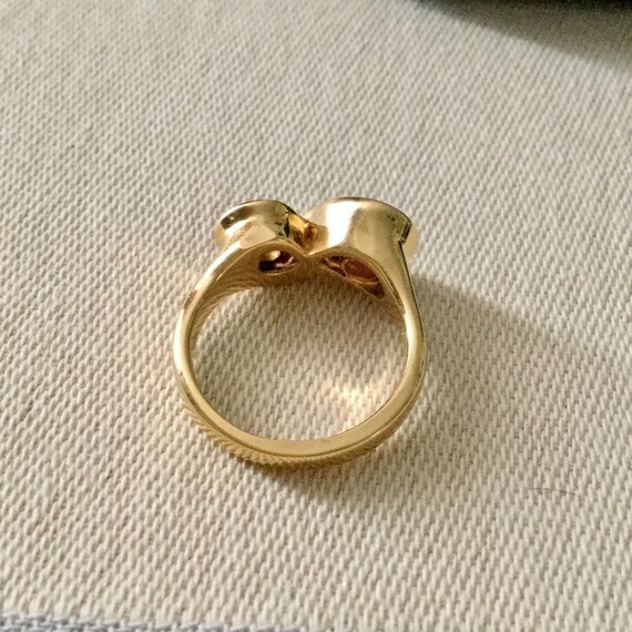 RUBY DIAMOND 18K GOLD Ring- Great Genuine Ruby - … - image 8