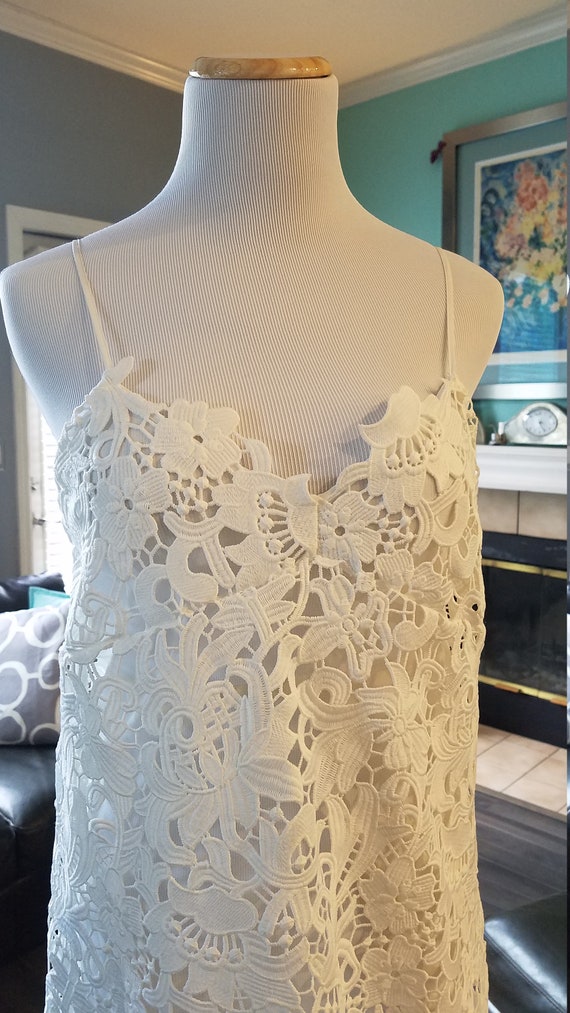 zara white camisole dress