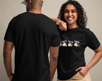 Unisex t-shirt funny ghost design