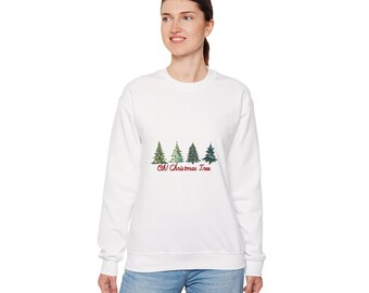Christmas Tree Crewneck Sweatshirt – Unisex Holiday Sweater